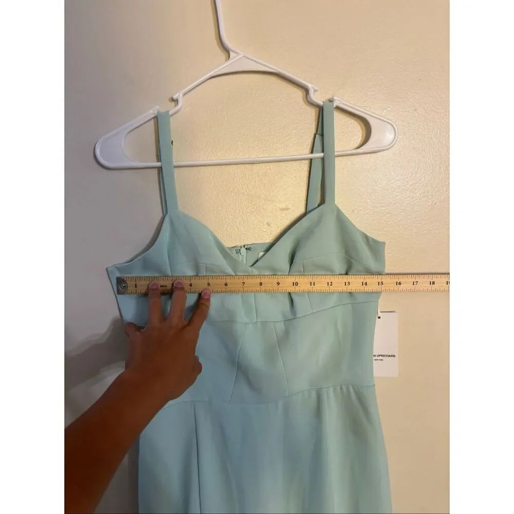 NWT Amanda Uprichard Taylor Chic Sweatheart Neckline Skort Romper Women's Large - Picture 3 of 10